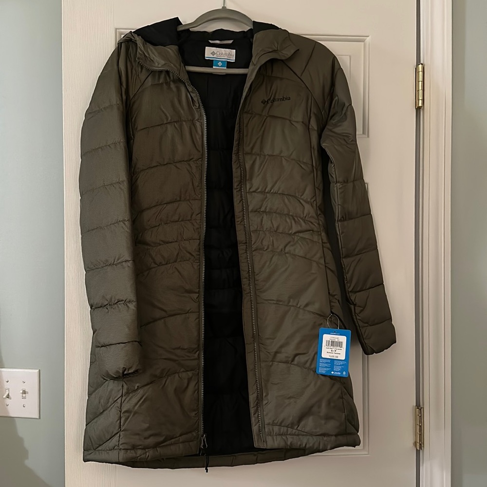 NWT Columbia Women’s Karis Gale long jacket, size small